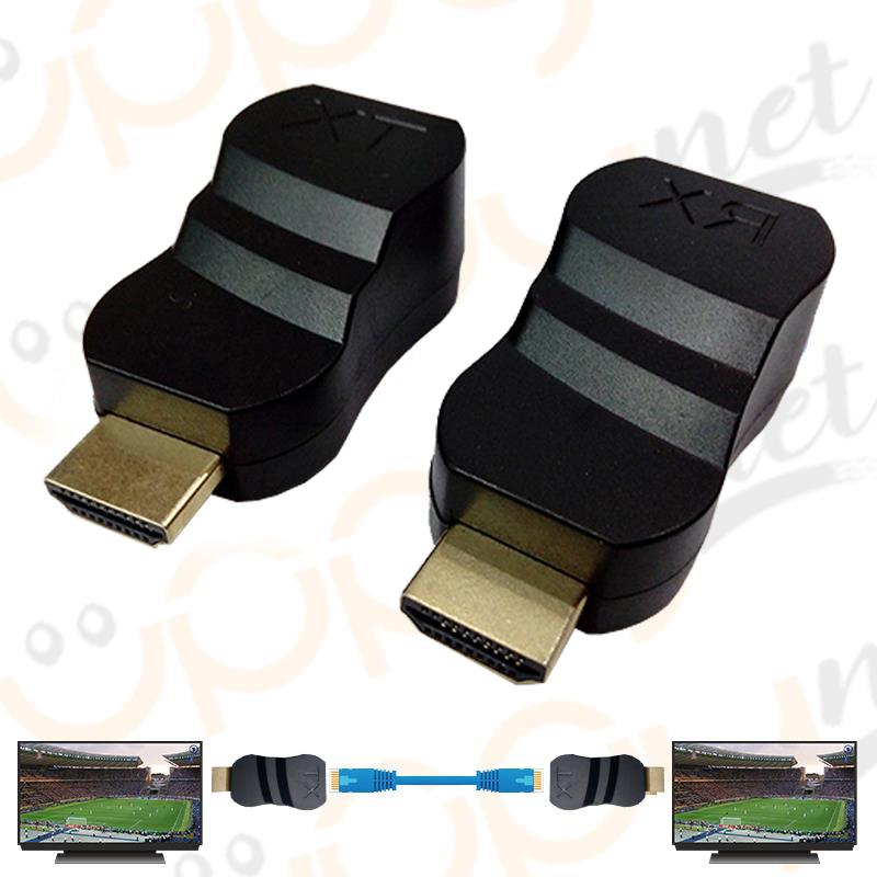 HDMI Extender CAT 6/6E Rete Ethernet Cavo Lan Adattatore 1080p 2K 4K UHD |  UppyNet