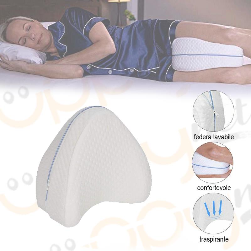 Cuscino memory foam divisorio lato sollievo gambe ginocchia gravidanza  sciatica | UppyNet