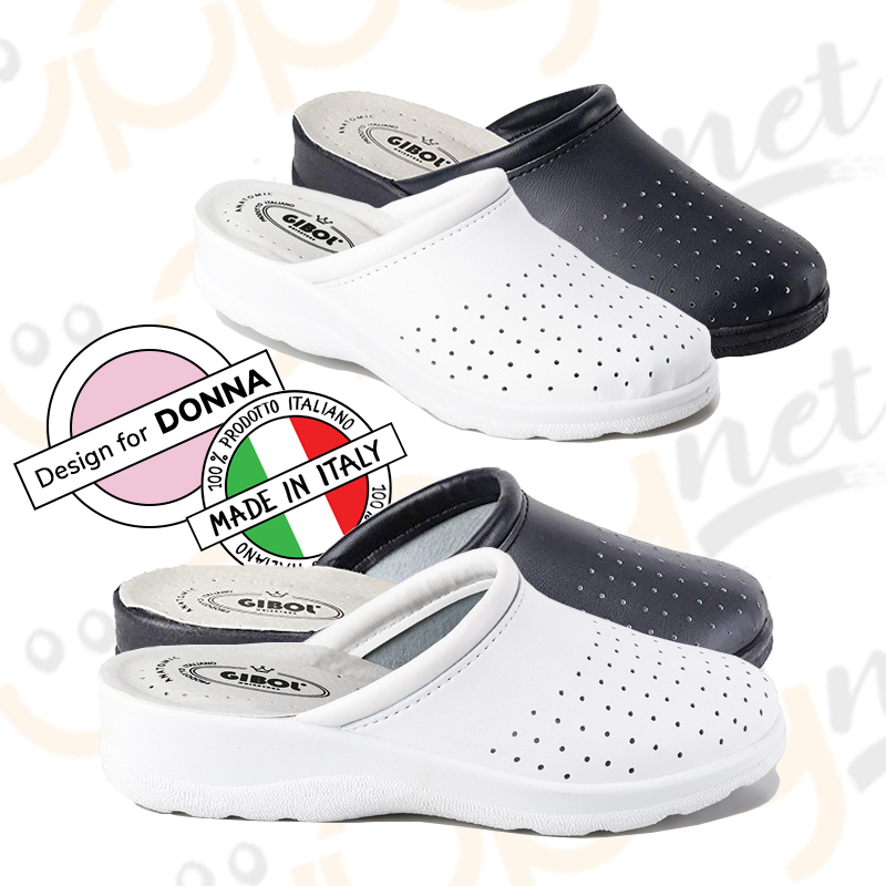 Ciabatte infermiere donna pantofole sanitarie Fly dottore pelle Made in  ITALY | UppyNet