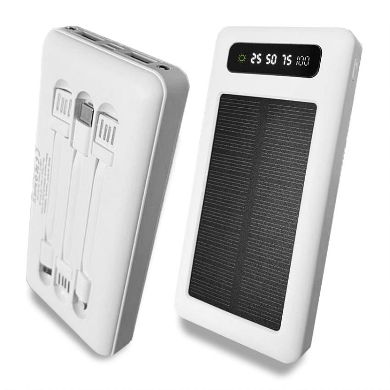 Power Bank con pannello solare monocristallino 10000 mAh reali carica  batteria | UppyNet