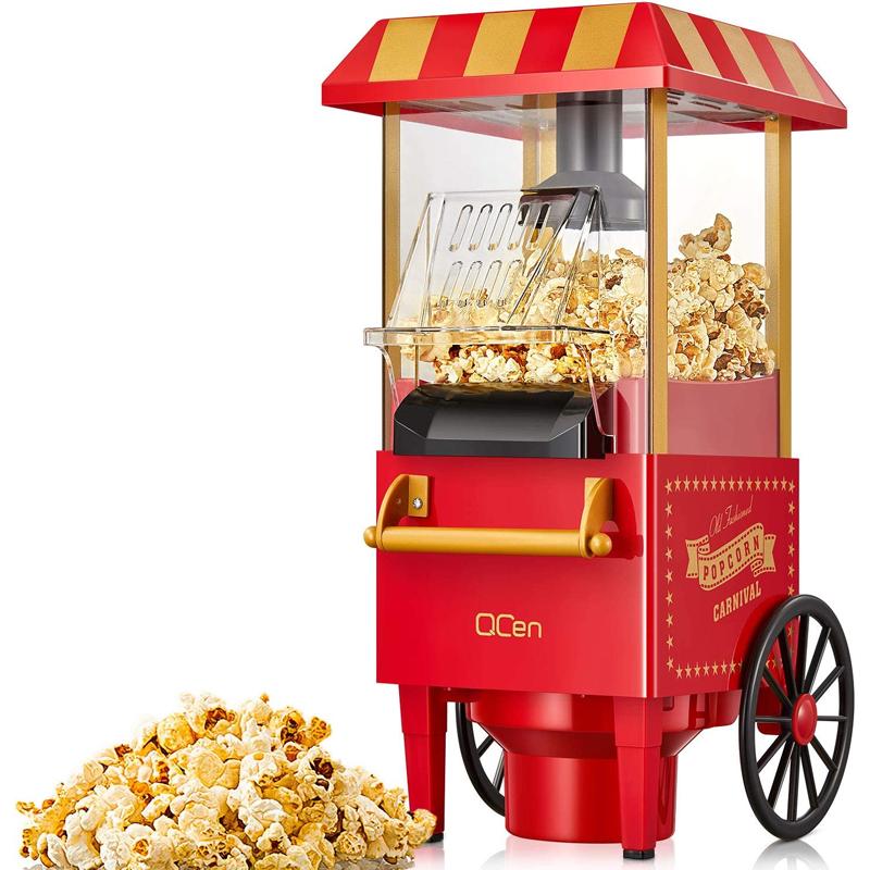 Macchina Grande pop corn ad aria contenitore senza olio 10 tazze popcorn  1200W | UppyNet